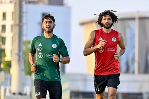 استعدادًا للعودة.. النني يواصل برنامجه التأهيلي مع الجزيرة الإماراتي